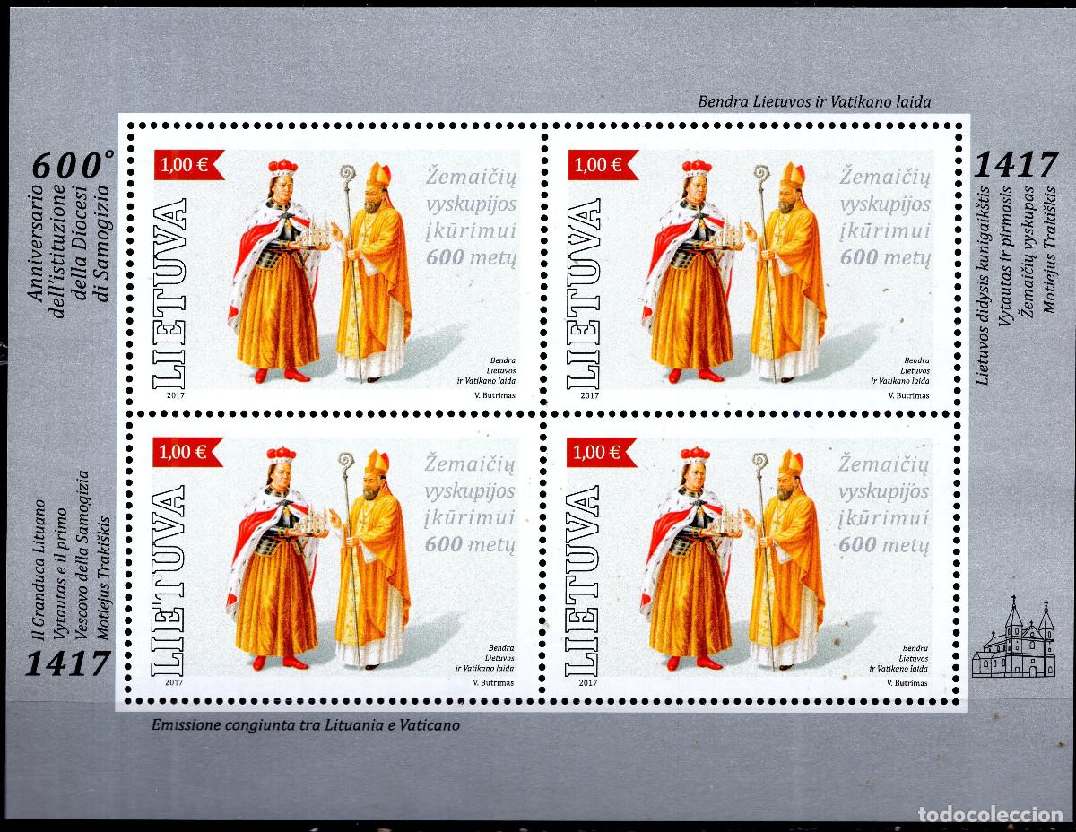 Sellos: LITUANIA 2017 STAMP MICHEL LT 1242KB