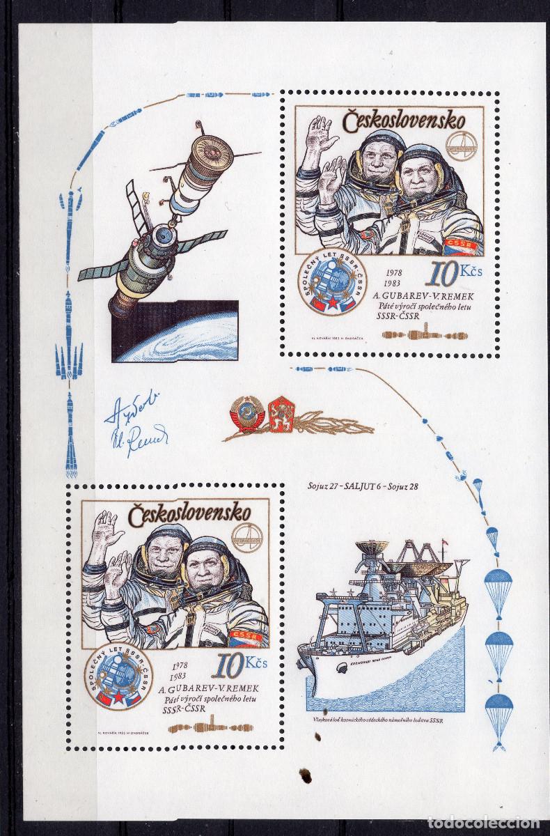 Sellos: CHECOESLOVAQUIA 1983 STAMP MICHEL CD BL53