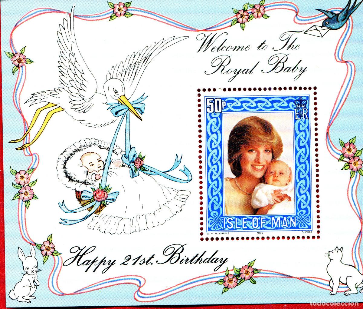 Sellos: ISLA DE MAN 1982 STAMP MICHEL IM BL6