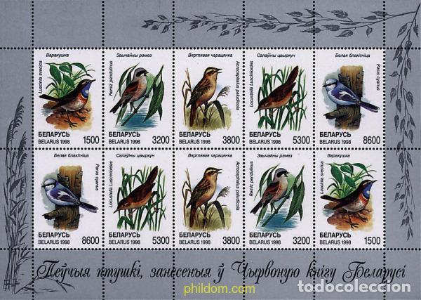 Sellos: 10431 MNH BIELORRUSIA 1998 AVES