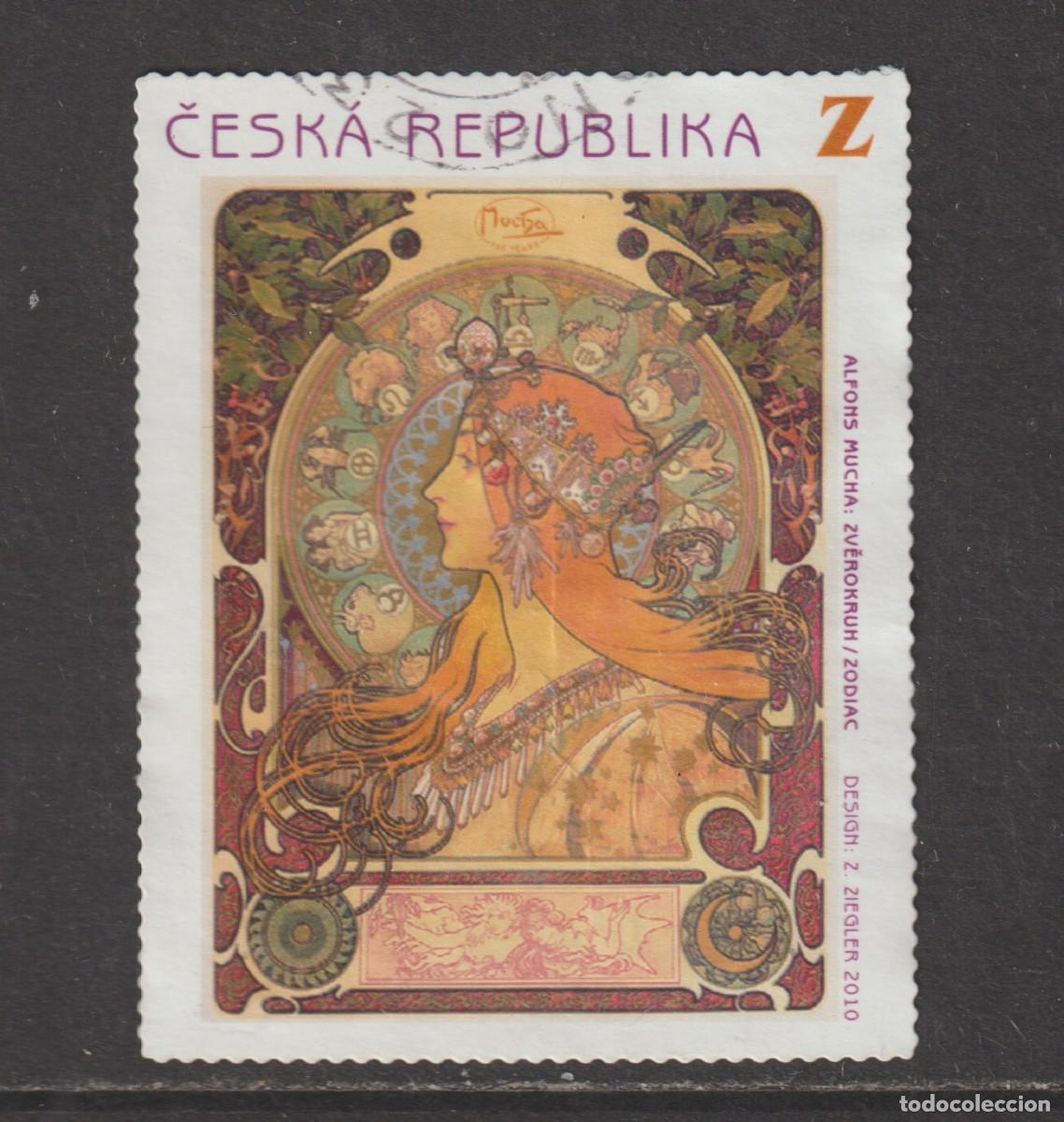 Sellos: Czech Republic 2010 - Alfons Mucha usado