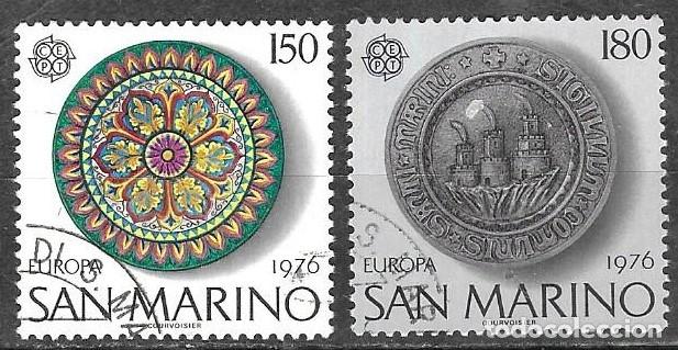 Sellos: SELLOS USADOS DE SAN MARINO 1976, YT 923/ 24
