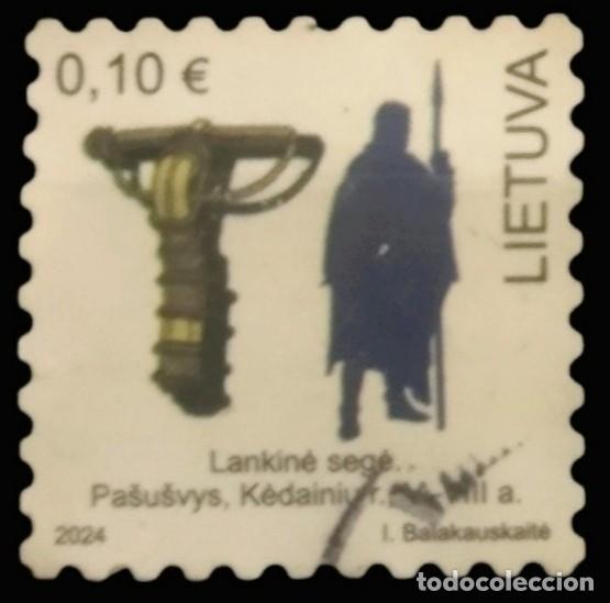 Sellos: LITUANIA 2024 2024 Utensilios de las tribus b&aacute;lticas. USADO.