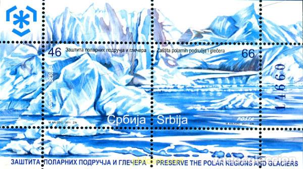 Sellos: 267214 MNH SERBIA 2011 REGIONES POLARES