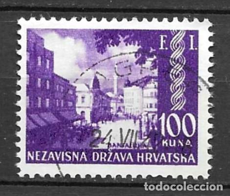 Sellos: CROACIA 1942- USADOS- BANJA LUKA