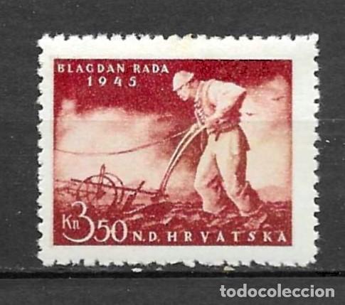 Sellos: CROACIA 1945 *- DIA DEL TRABAJOA