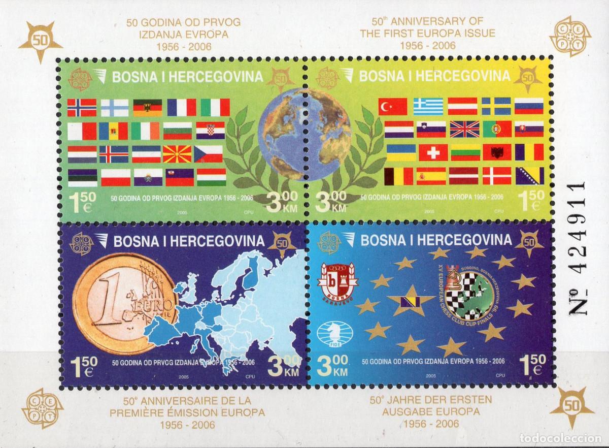 Sellos: BOSNIA HERCEGOVINA 2005 STAMP MICHEL BA BL27A