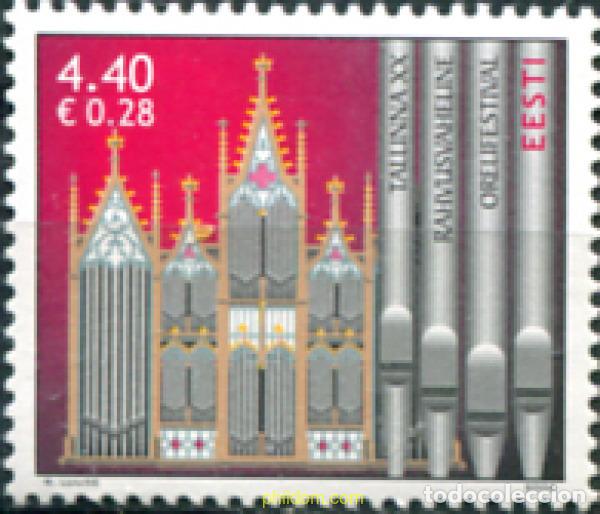 Sellos: 197780 MNH ESTONIA 2006 FESTIVAL DEL ORGANO EN TALLIN