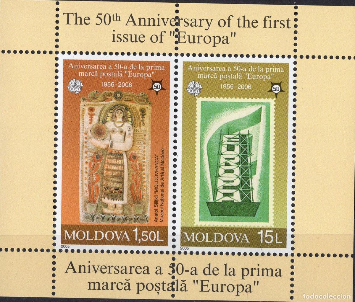Sellos: MOLDAVIA 2005 STAMP MICHEL MD BL33
