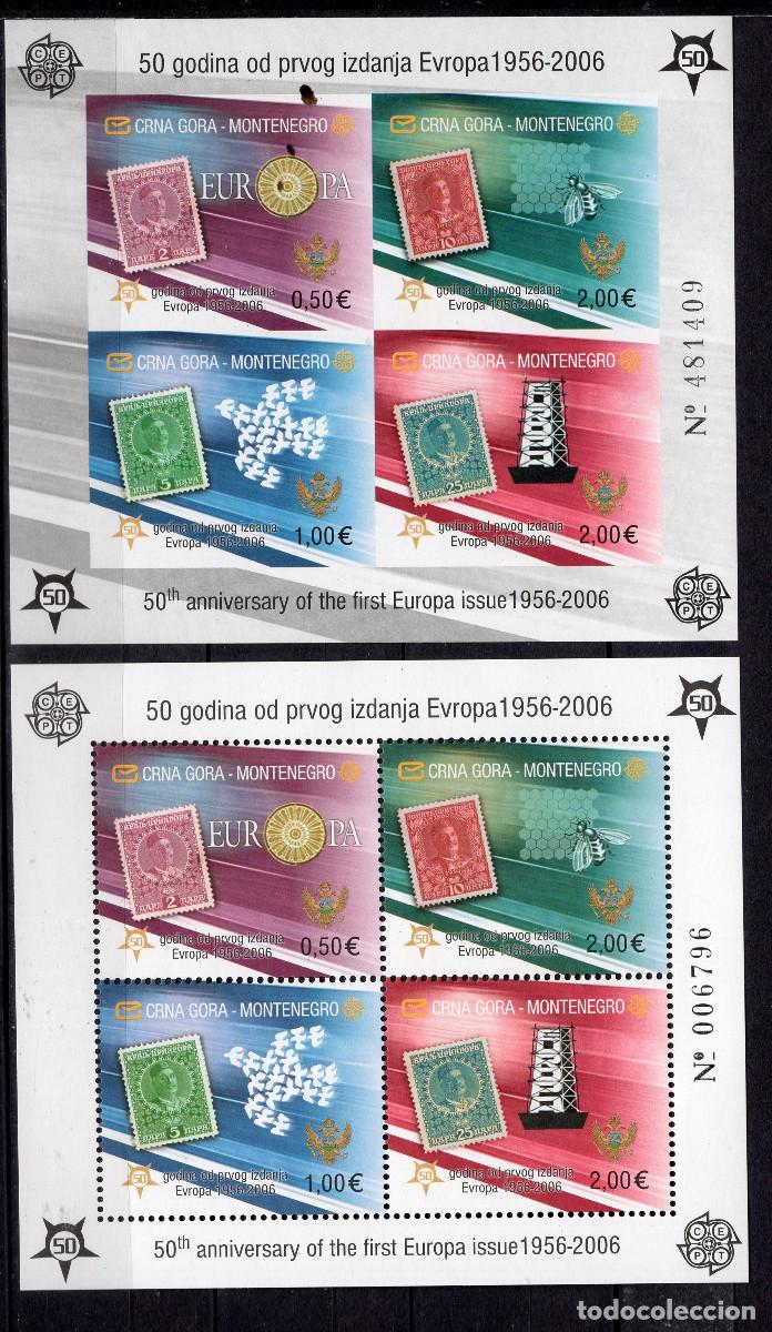 Sellos: MONTENEGRO 2006 STAMP MICHEL ME BL2A-2B