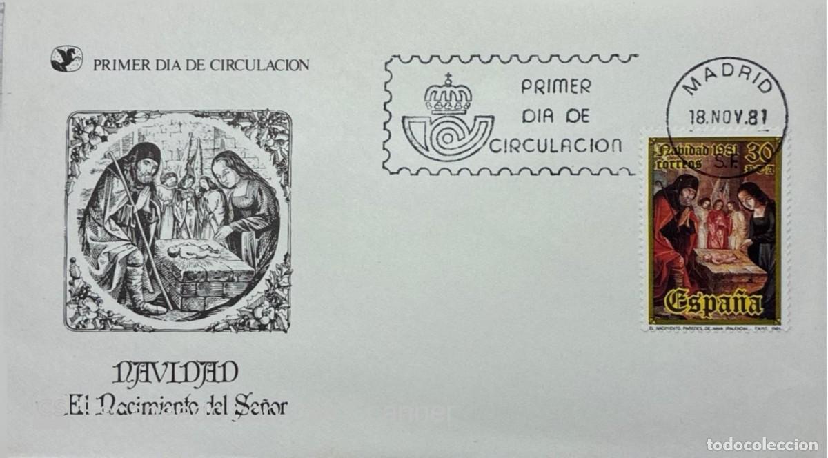 Sellos: KV)1981 SPAIN, CHRISTMAS FIRST DAY COVER ISSUED IN MADRID, FEATURING A STAMP DEPICTING THE NATIVITY