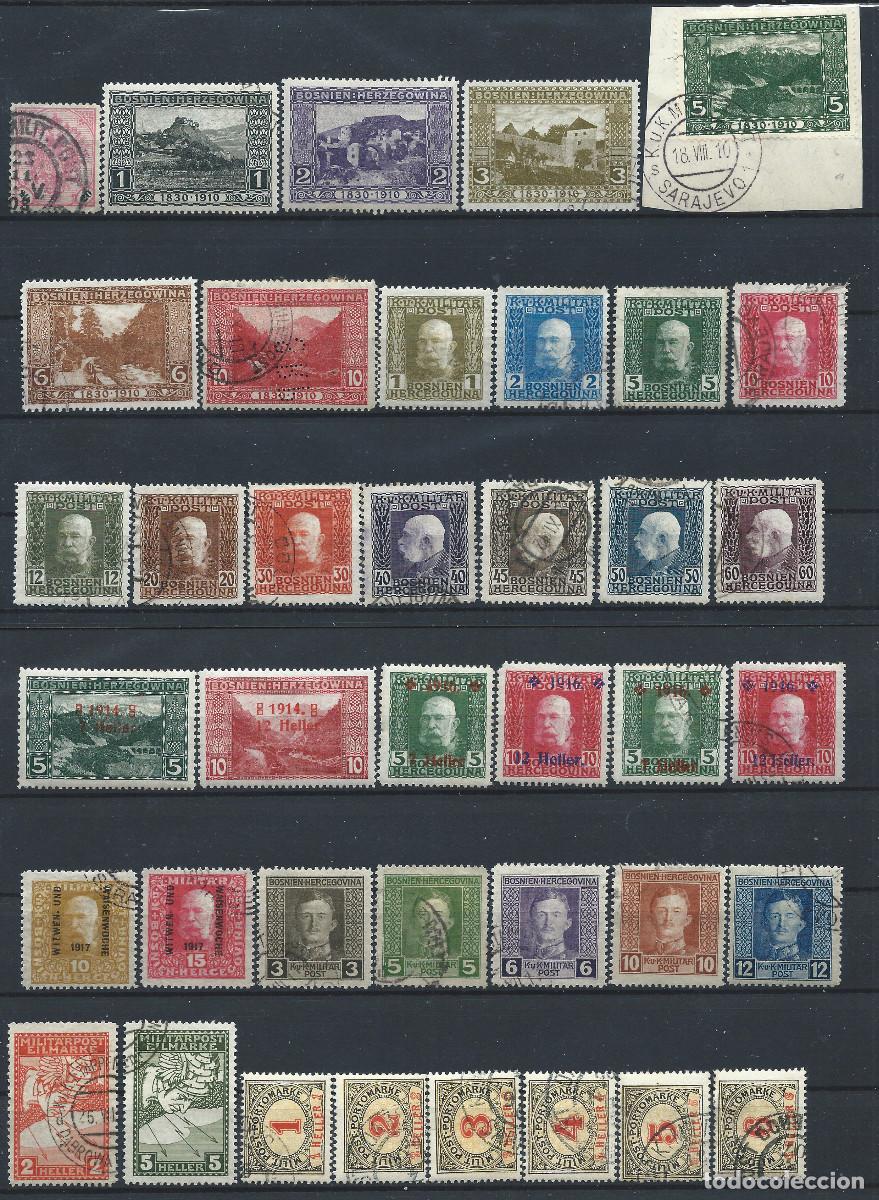 Stamps: Bosnie - Herz&egrave;govine Lot 39 TP Neuf* et Obl (MH/FU) Entre 1901 et 1917