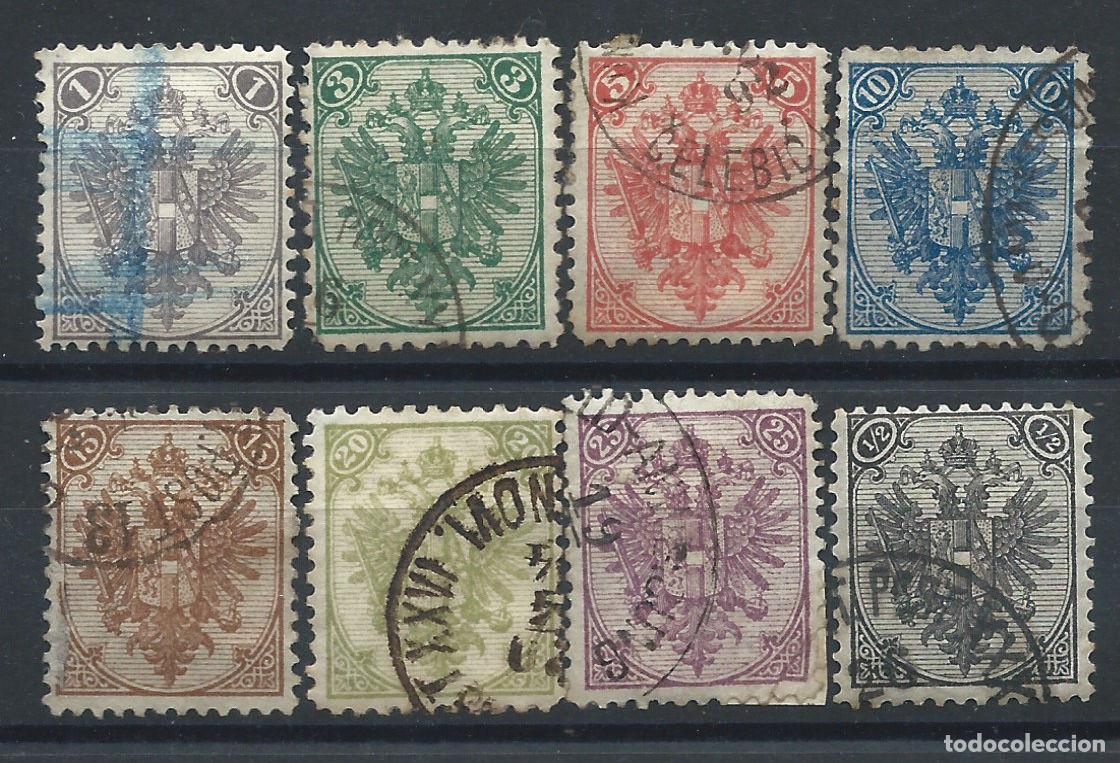Stamps: Bosnie - Herz&egrave;govine N&deg;1A+3A/9A Obl (FU) 1884/98 - Armoiries