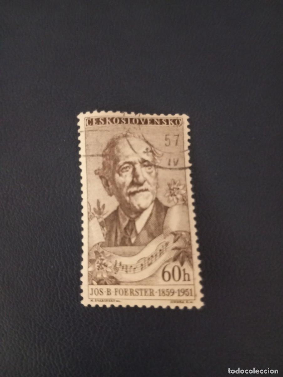 Sellos: CHECOSLOVAQUIA, 1957, JOS FOERSTER, M&Uacute;SICO