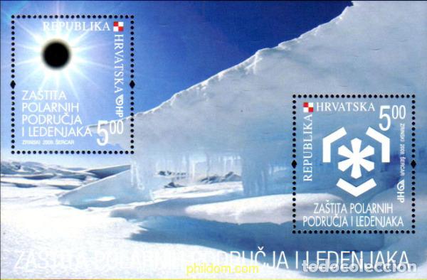 Sellos: 237991 MNH CROACIA 2009 PROTECCION DE LAS ZONAS POLARES Y DE LOS GLACIARES