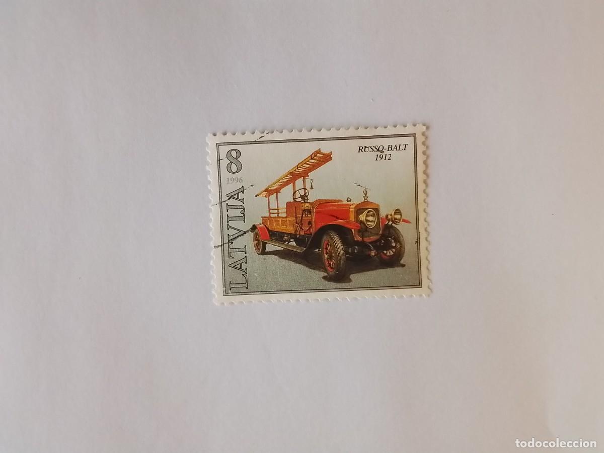 Sellos: A&Ntilde;O 1996 LETONIA SELLO USADO