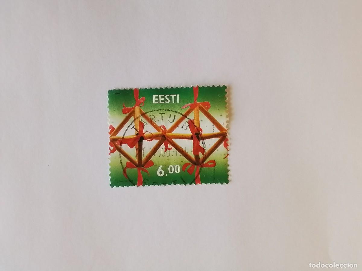 Sellos: A&Ntilde;O 2000 ESTONIA SELLO USADO