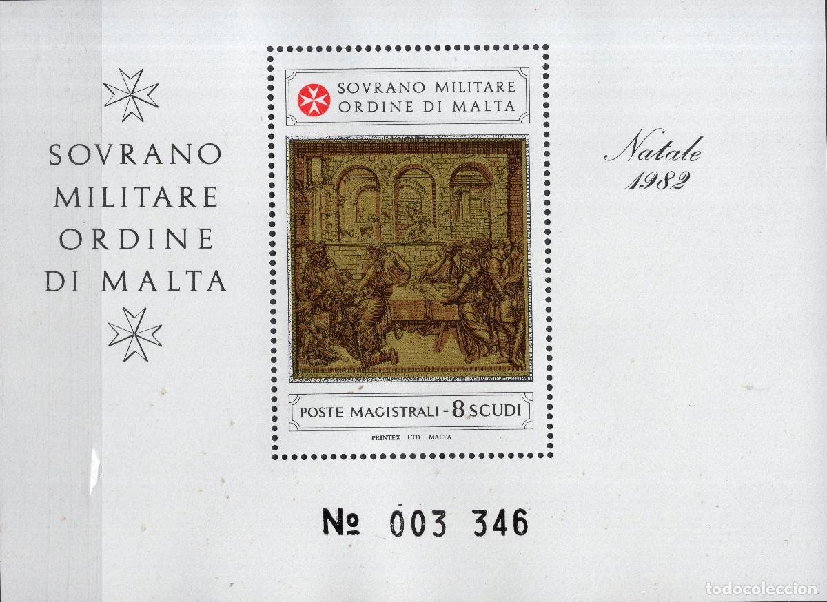 Sellos: MALTA SOBERANA ORDEN DE 1982 STAMP YVERT SM-OM F215