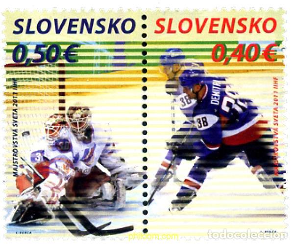 Sellos: 262727 MNH ESLOVAQUIA 2011 CAMPEONATOS DEL MUNDO DE HOCKEY SOBRE HIELO - EQUIPO ESLOVACO