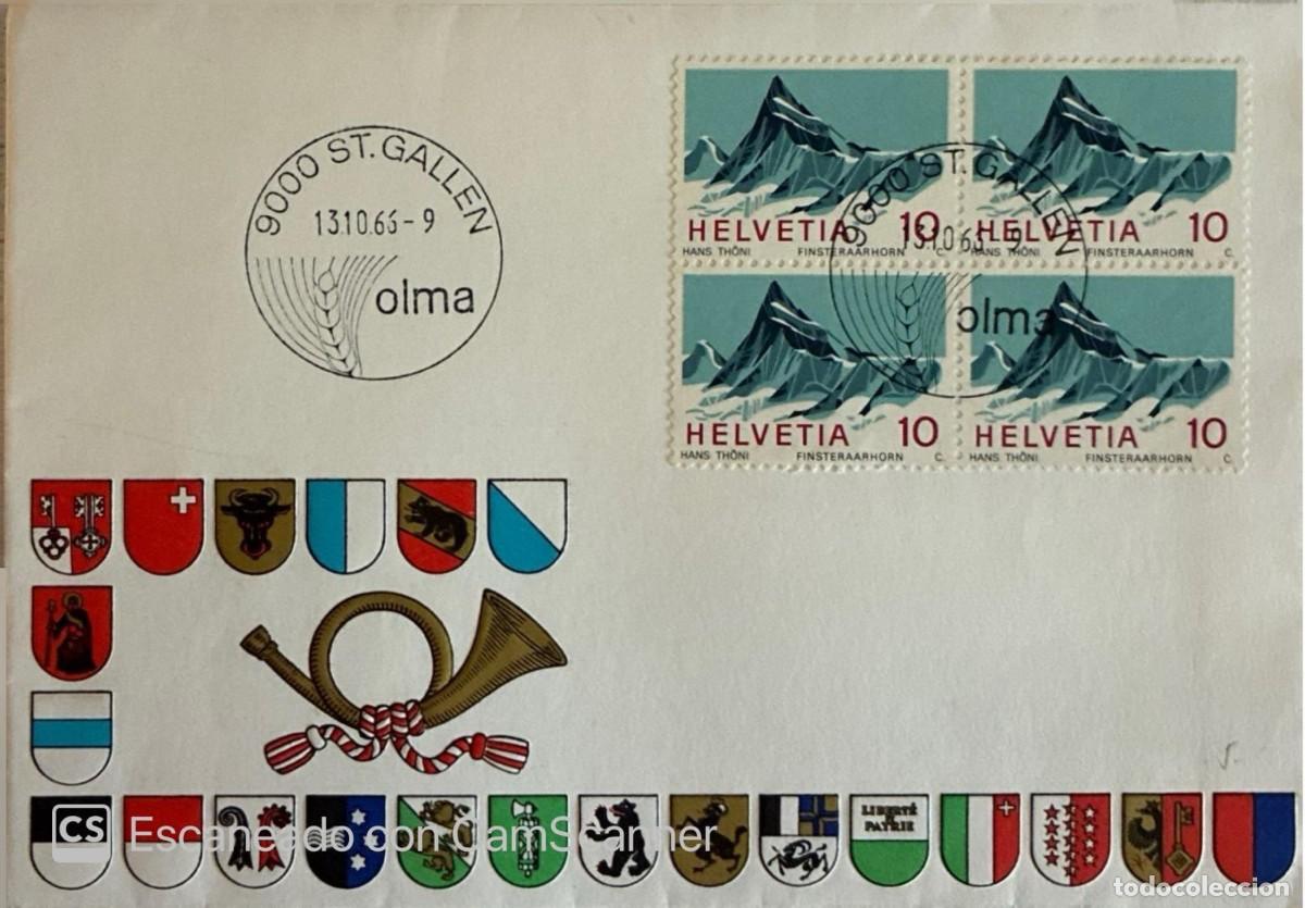 Francobolli: KV)1966 SWITZERLAND, COVER WITH &ldquo;OLMA&rdquo; ST. GALLEN POSTMARK MAILED WITHIN SWITZERLAND, FEATURING A BL