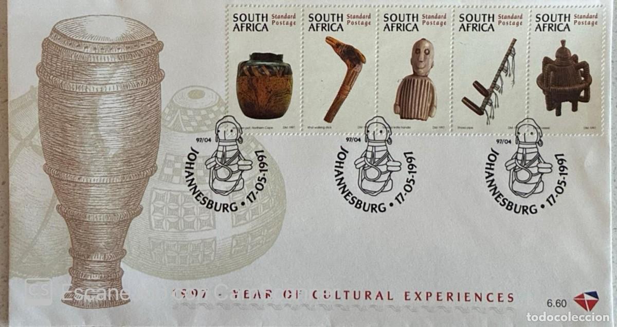 Sellos: KV)1997 SOUTH AFRICA, COVER WITH JOHANNESBURG POSTMARK MAILED WITHIN SOUTH AFRICA, FEATURING FIVE SO