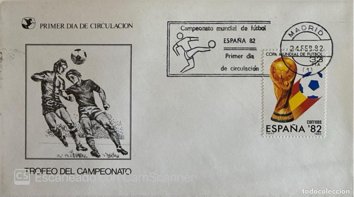 Sellos: KV)1982 SPAIN, FIRST DAY COVER COMMEMORATING THE 1982 FIFA WORLD CUP SPAIN 82, MAILED FROM MADRID TO