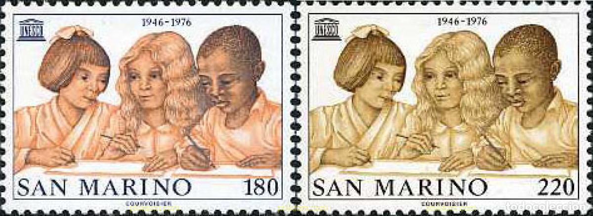 Sellos: 141004 MNH SAN MARINO 1976 30 ANIVERSARIO DE LA UNESCO