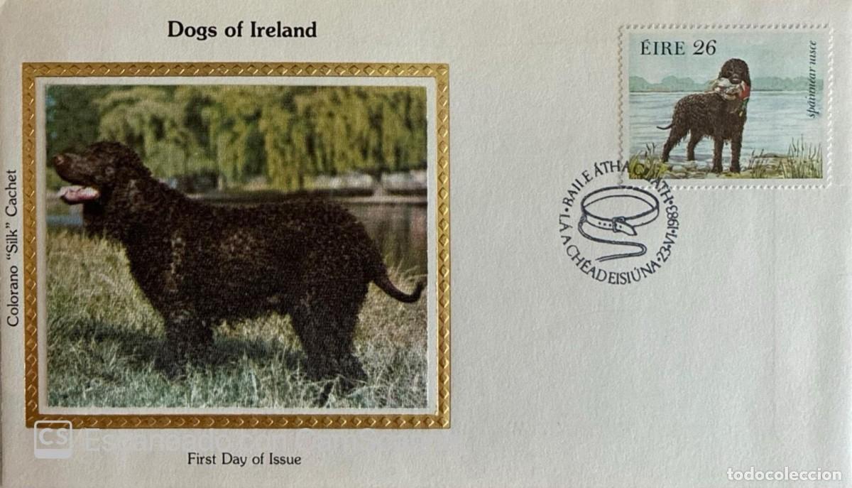 Sellos: KV) 1983 IRELAND, FIRST DAY COVER FROM THE DOGS OF IRELAND SERIES, MAILED FROM BAILE &Aacute;THA CLIATH TO