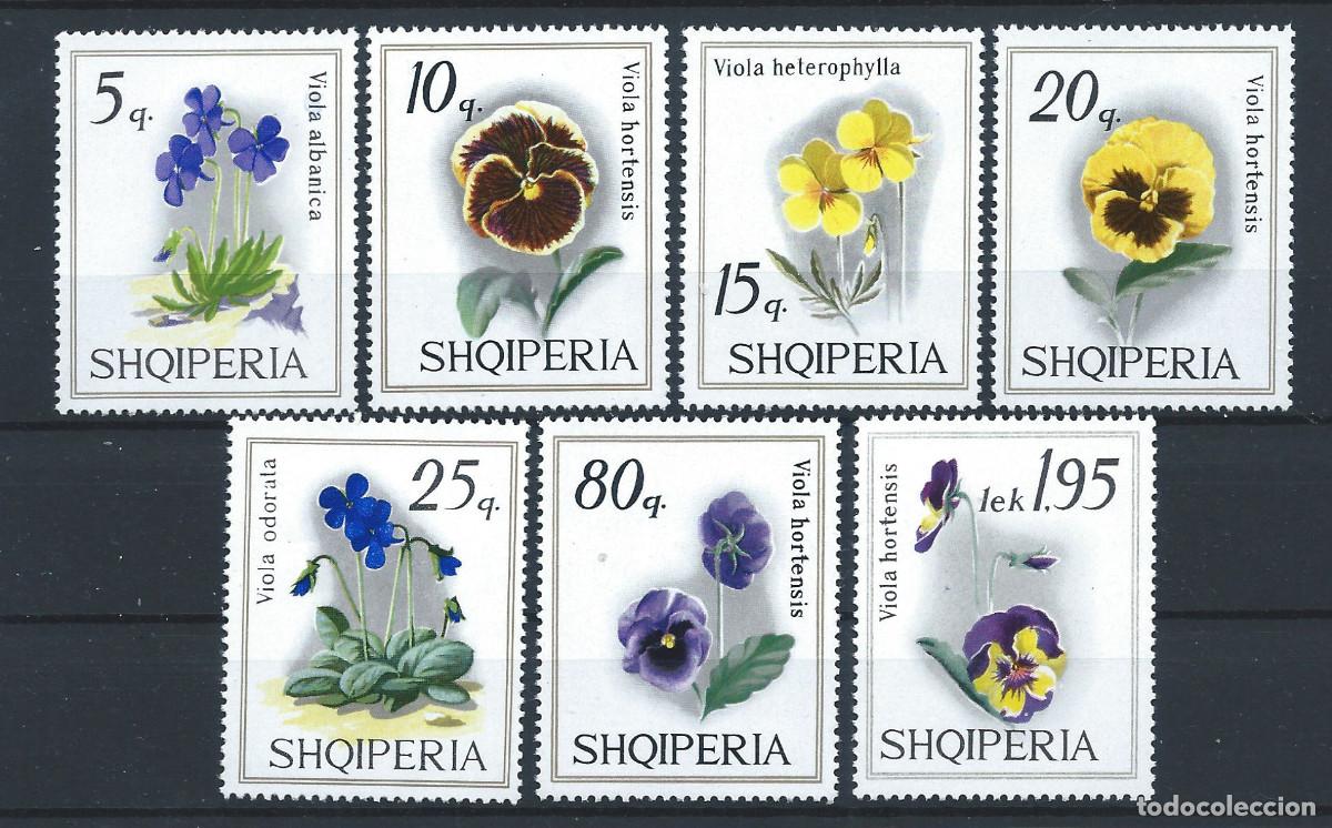 Sellos: Albanie N&deg;1172/78** (MNH) 1969 - Flore &rdquo;Fleurs&rdquo;