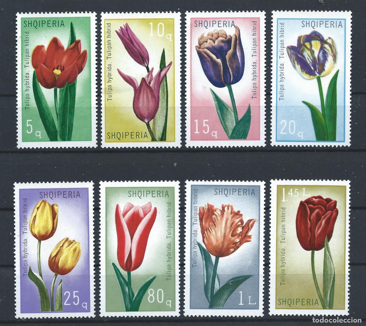 Sellos: Albanie N&deg;1287/94** (MNH) 1971 - Flore &rdquo;Fleurs&rdquo;