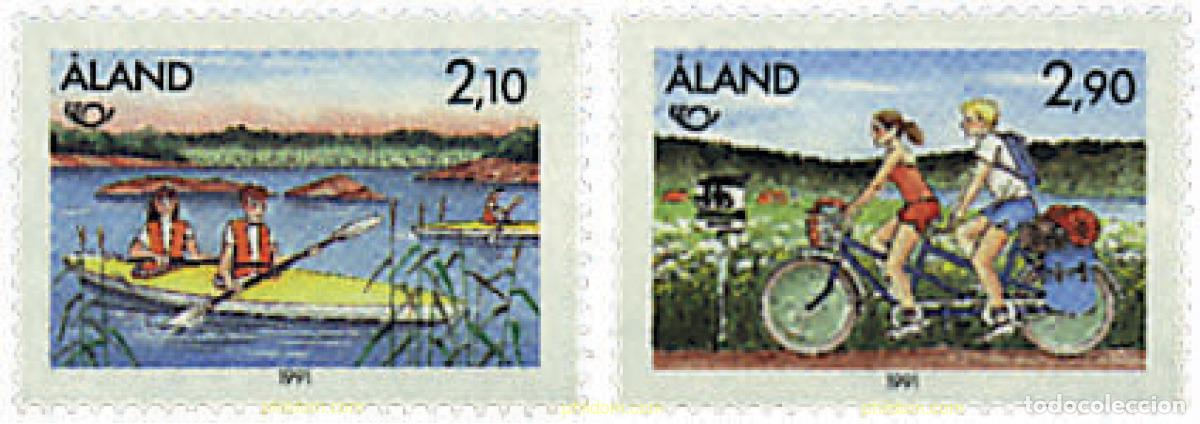 Sellos: 93366 MNH ALAND 1991 NORDEN 93. TURISMO
