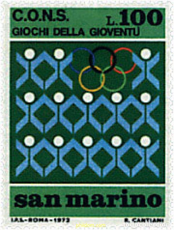 Sellos: 70055 MNH SAN MARINO 1973 5 JUEGOS DE LA JUVENTUD