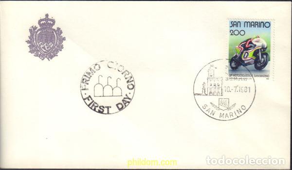 Sellos: 377036 MNH SAN MARINO 1981 GRAN PREMIO MOTOCICLISTA DE SAN MARINO