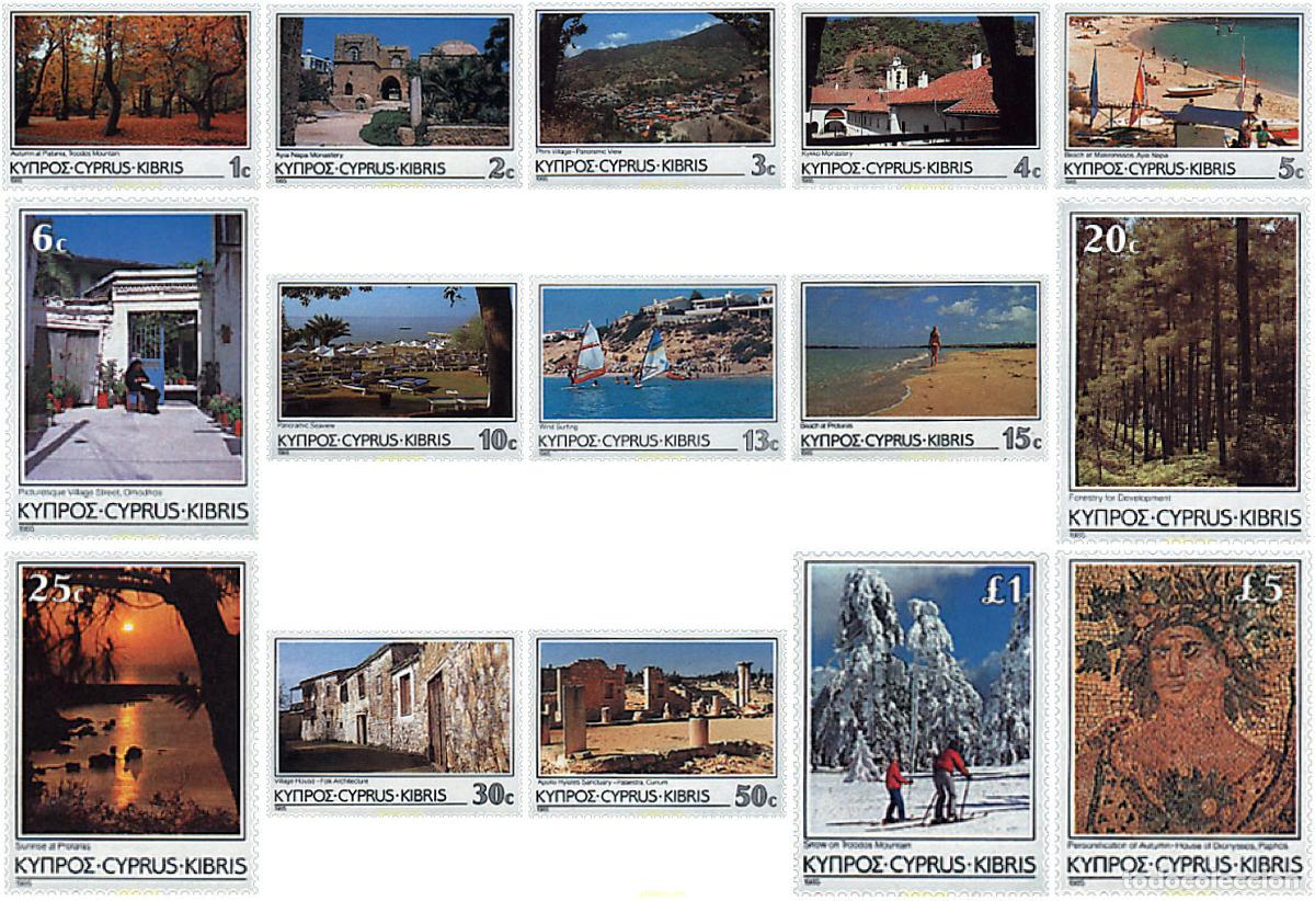 Sellos: 72483 MNH CHIPRE 1985 TURISMO