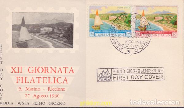 Sellos: 563269 MNH SAN MARINO 1960 JORNADA FILATELICA SAN MARINO - RICCIONE