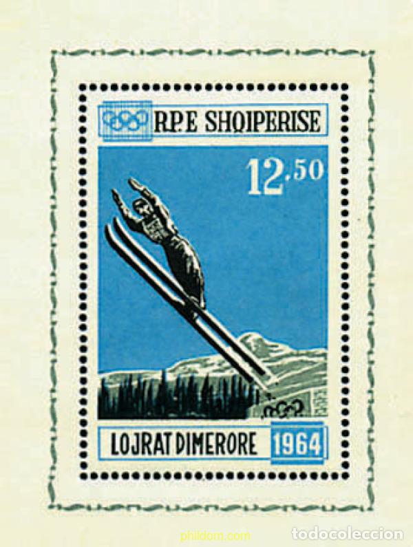 Sellos: 78094 MNH ALBANIA 1963 9 JUEGOS OLIMPICOS DE INVIERNO. INNSBRUCK 1964
