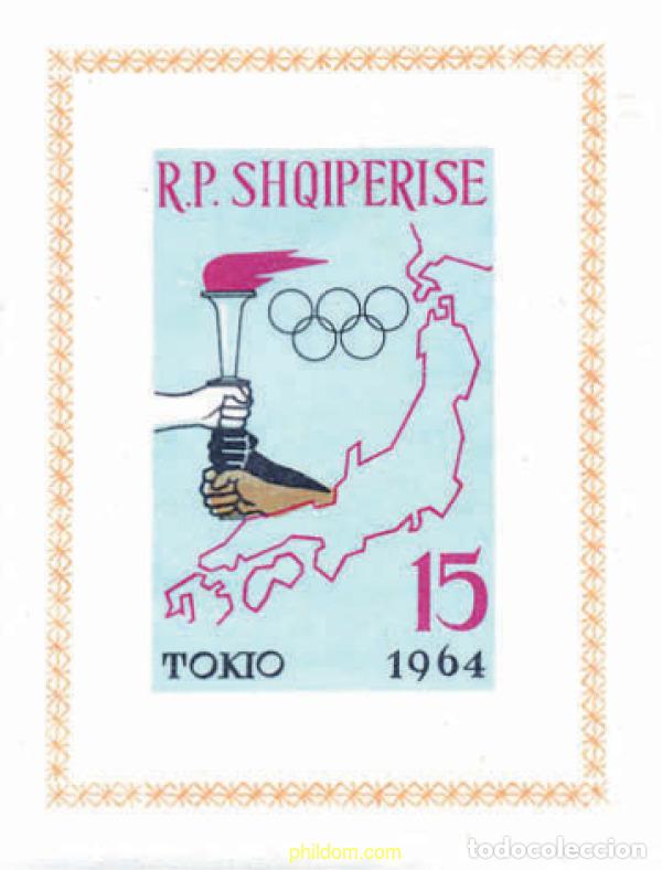 Sellos: 18179 MNH ALBANIA 1963 18 JUEGOS OLIMPICOS VERANO TOKIO 1964