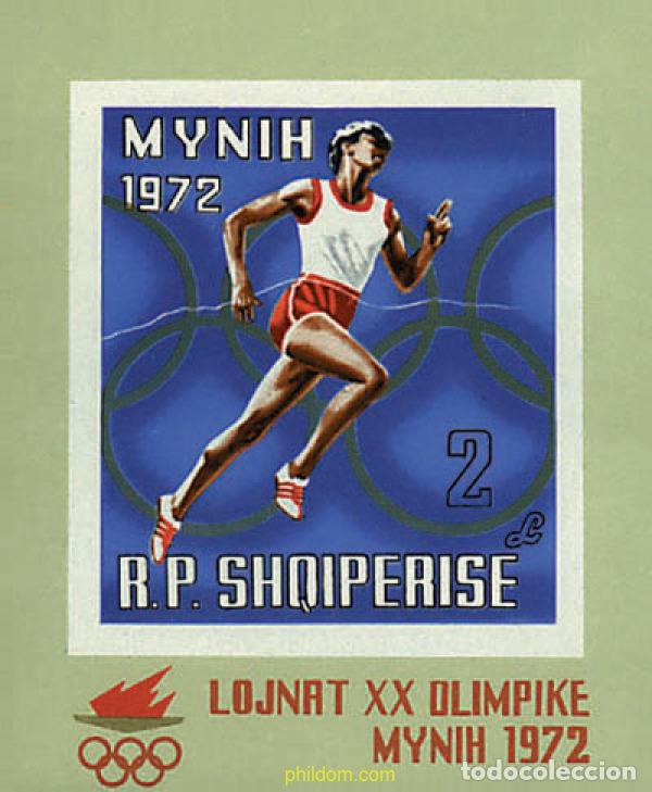 Sellos: 78394 MNH ALBANIA 1971 20 JUEGOS OLIMPICOS VERANO MUNICH 1972