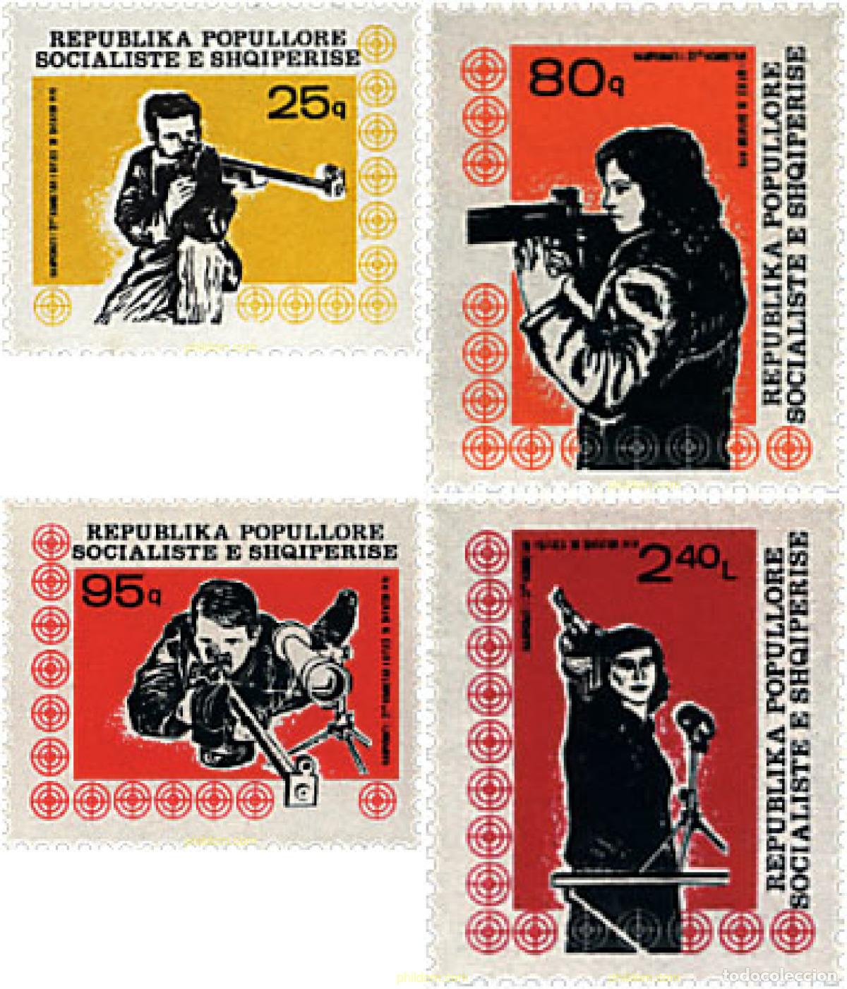 Sellos: 78446 MNH ALBANIA 1978 32 CAMPEONATOS NACIONALES DE TIRO.
