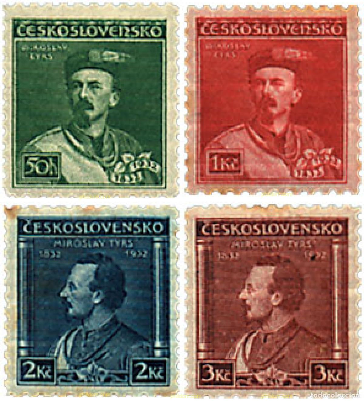Briefmarken: 63589 MNH CHECOSLOVAQUIA 1932 CENTENARIO DE M. TYRS FUNDADOR DE LOS SOKOLS