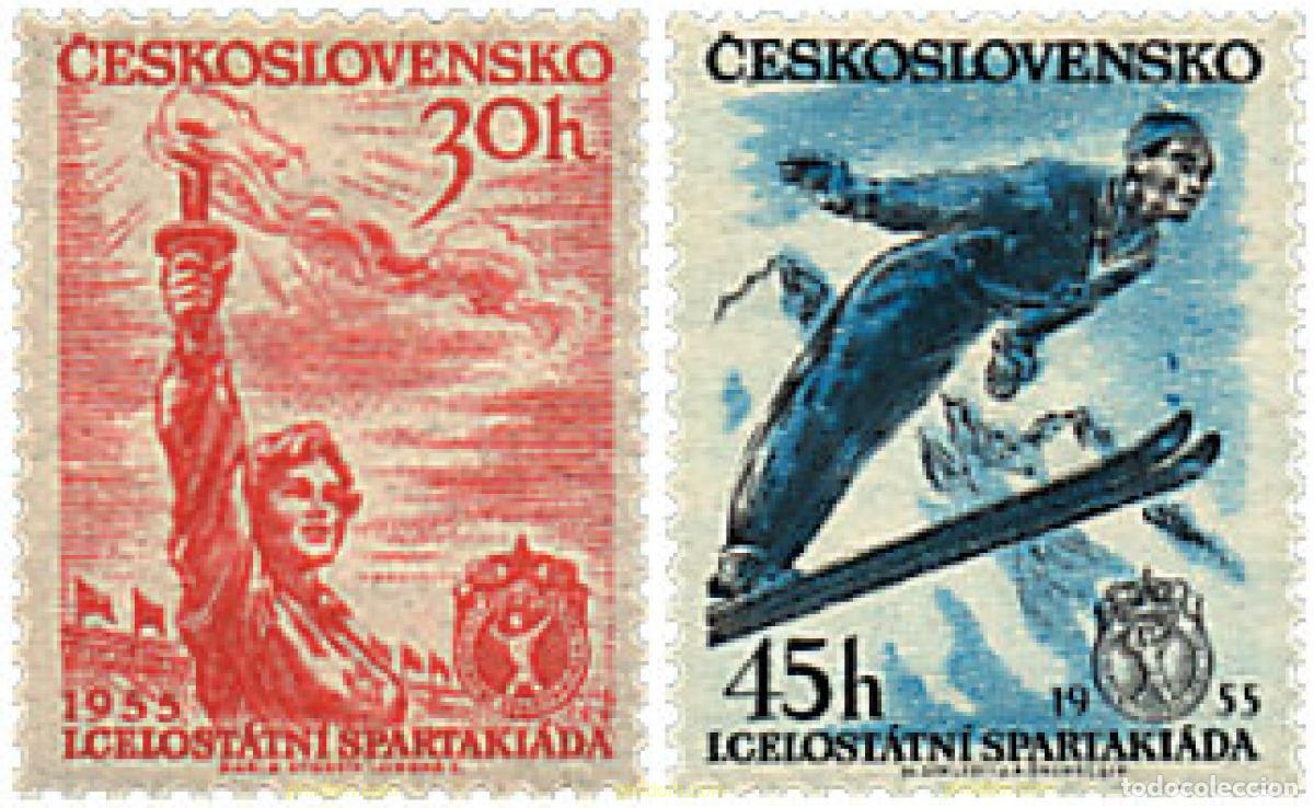 Briefmarken: 63611 MNH CHECOSLOVAQUIA 1955 1 SPARTAKIADA NACIONAL
