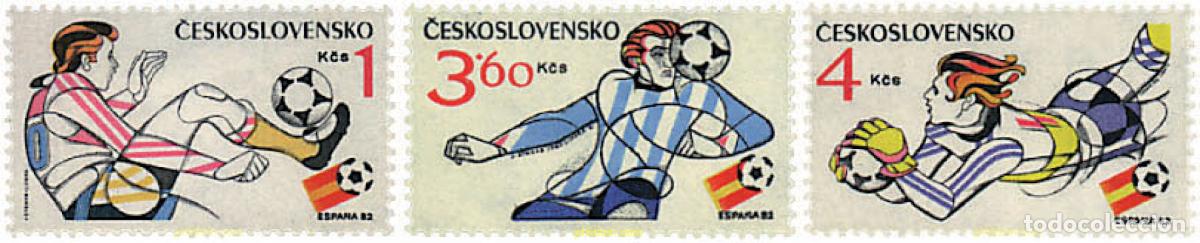 Timbres: 63778 MNH CHECOSLOVAQUIA 1982 COPA DEL MUNDO DE FUTBOL. ESPA&Ntilde;A-82