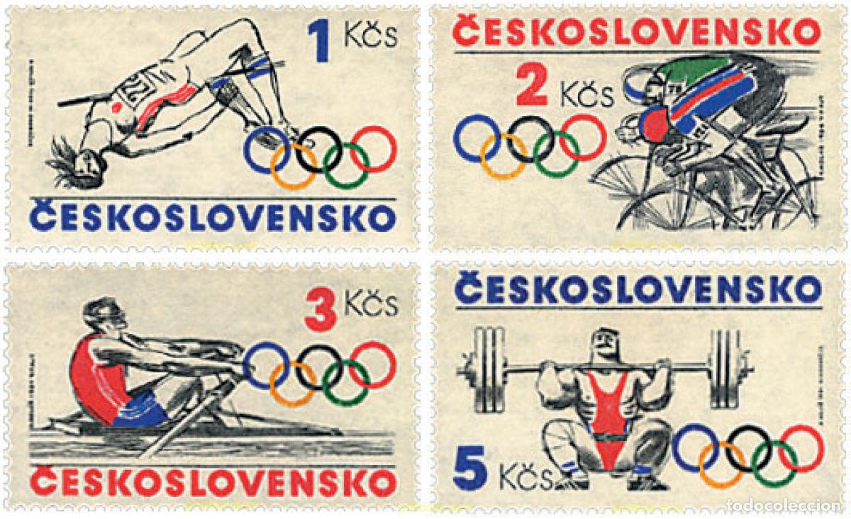 Sellos: 63783 MNH CHECOSLOVAQUIA 1984 23 JUEGOS OLIMPICOS VERANO LOS ANGELES 1984