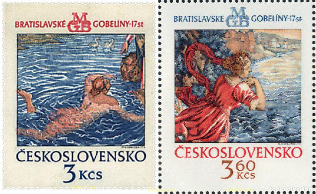 Sellos: 63733 MNH CHECOSLOVAQUIA 1975 TAPICES