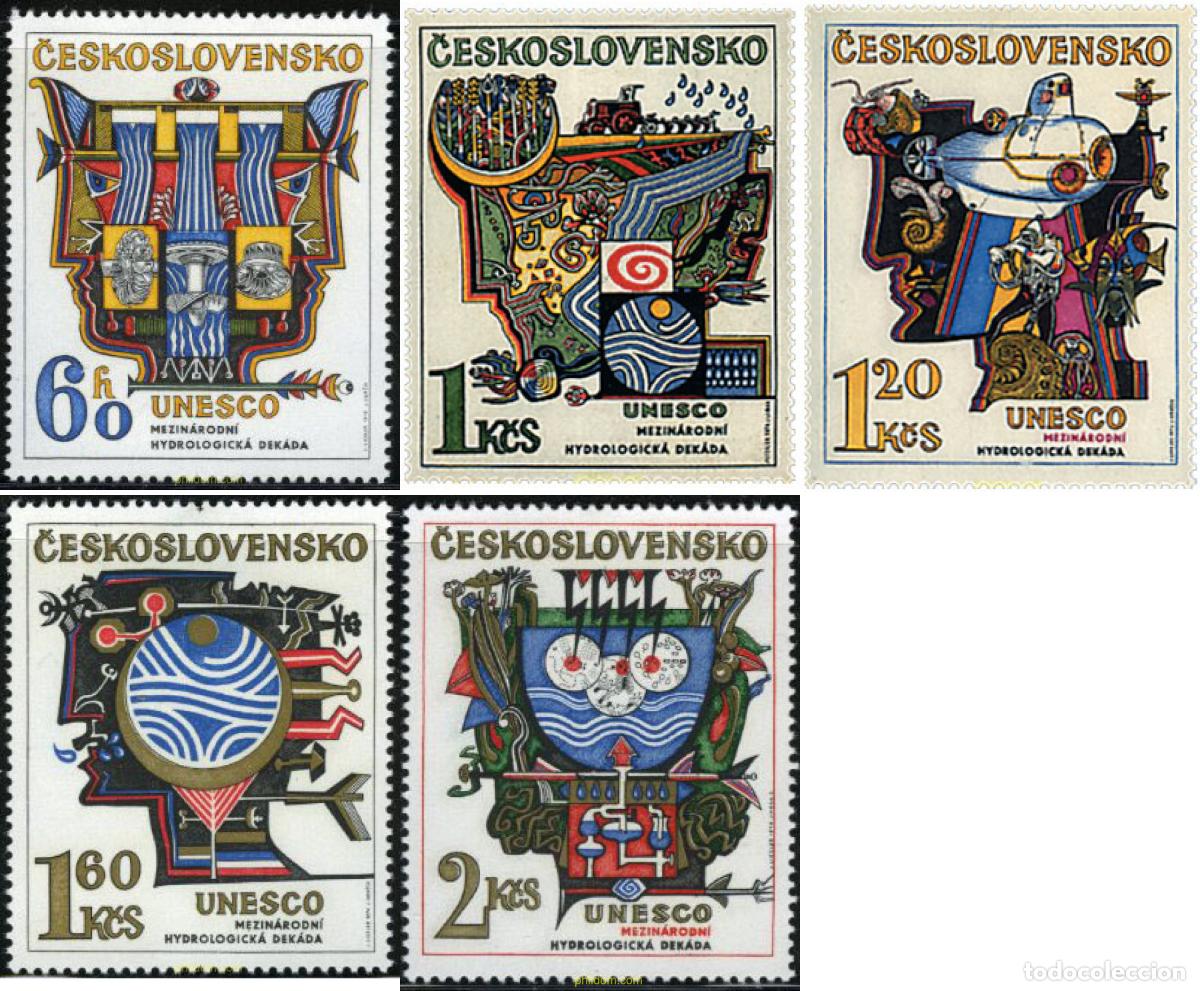 Sellos: 63731 MNH CHECOSLOVAQUIA 1974 DECADA HIDROLOGICA