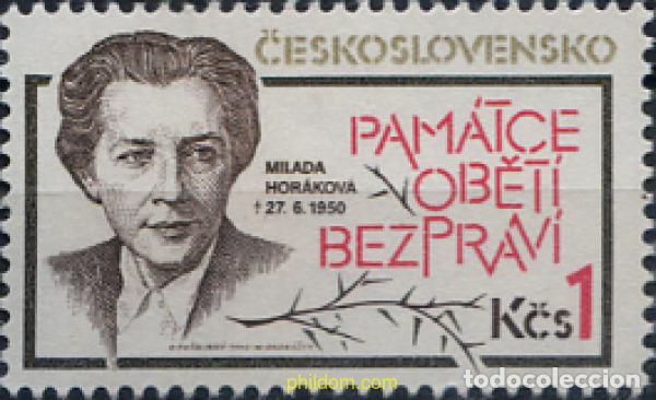 Sellos: 304562 MNH CHECOSLOVAQUIA 1990 NILADA HORAKOVA