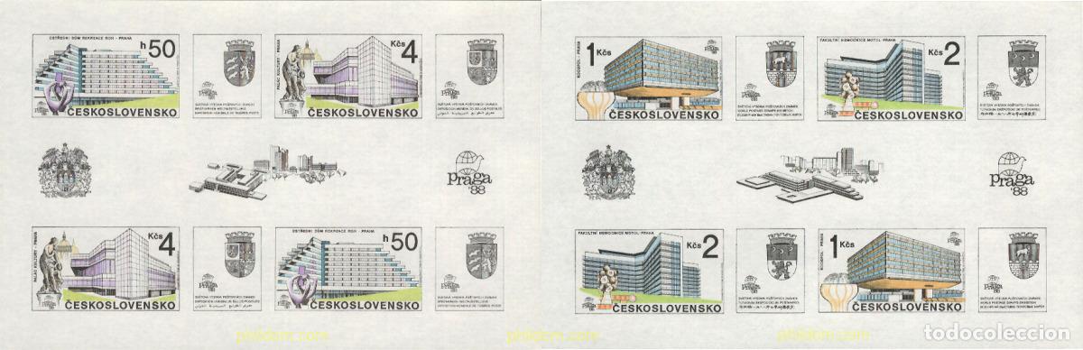 Sellos: 137331 MNH CHECOSLOVAQUIA 1988 PRAGA 88. EXPOSICION FILATELICA INTERNACIONAL