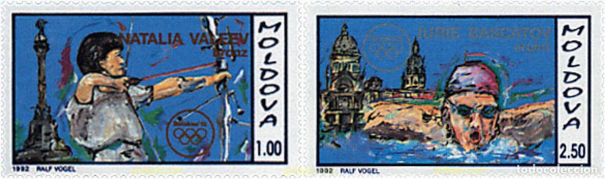 Sellos: 61498 MNH MOLDAVIA 1992 25 JUEGOS OLIMPICOS VERANO BARCELONA 1992