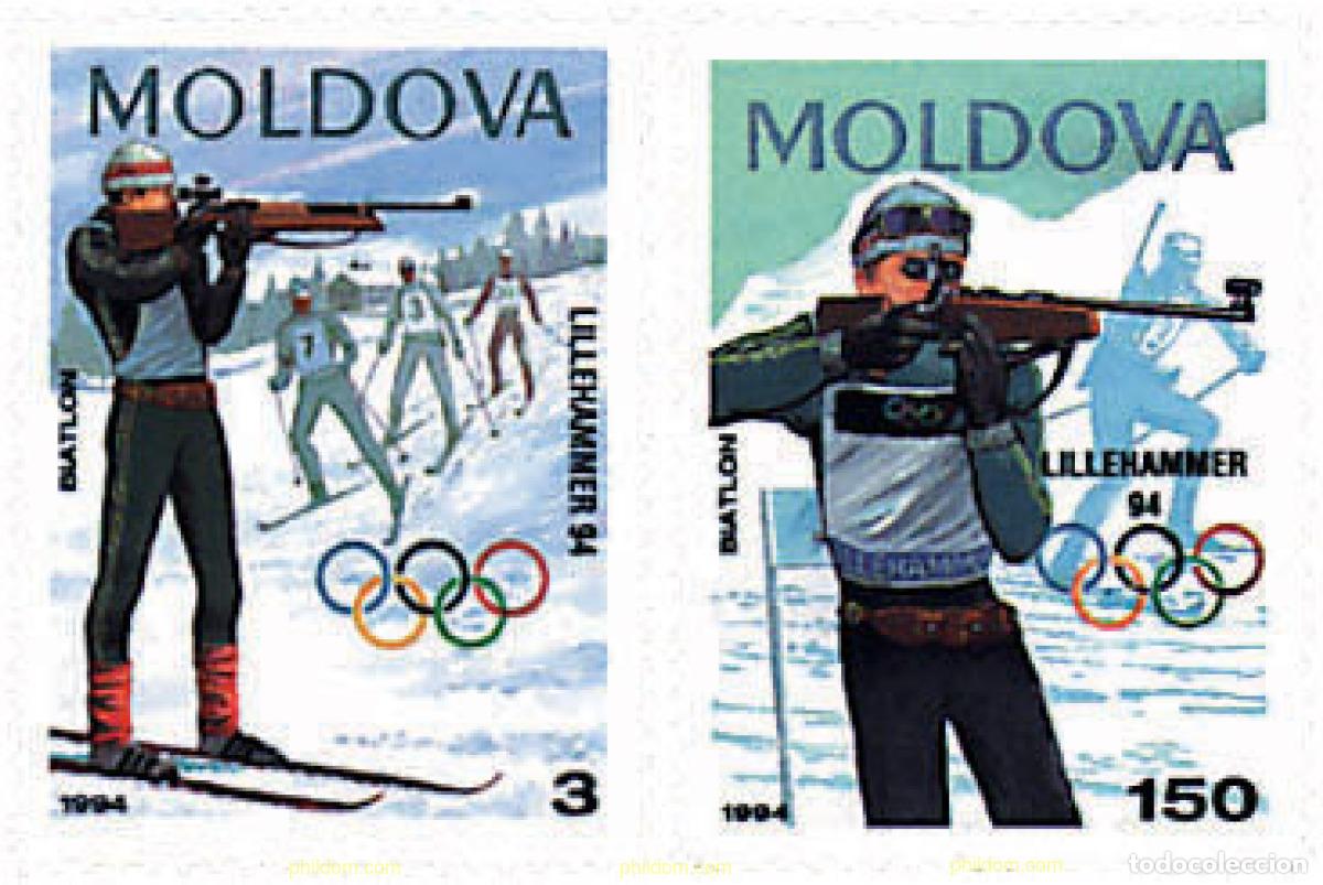 Sellos: 71363 MNH MOLDAVIA 1994 17 JUEGOS OLIMPICOS INVIERNO LILLEHAMMER 1994
