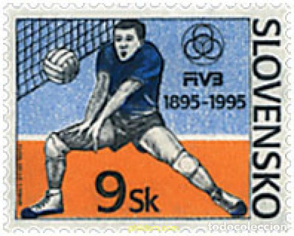 Stamps: 62646 MNH ESLOVAQUIA 1995 CENTENARIO DEL BALONVOLEA